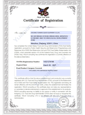 FDA certification